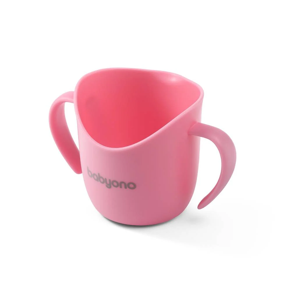 BabyOno Ergonomska čš za trening FLOW 6 m+, roza