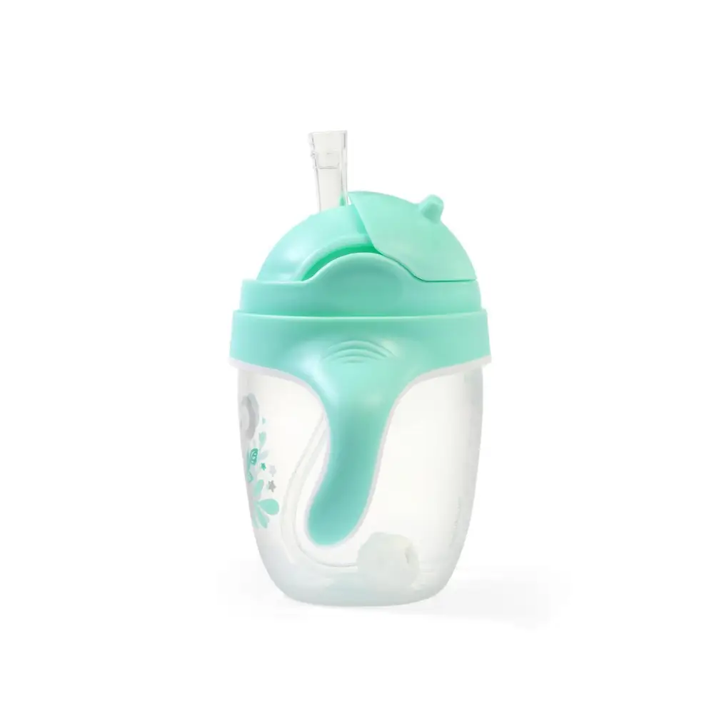 BabyOno Neprolijevajuć čš sa slamkom, mint