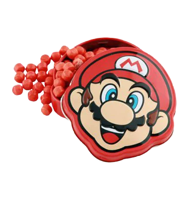Super Mario Brick Breakin' Jawbreaker Bomboni, glava Super Maria s bombonima od 17g