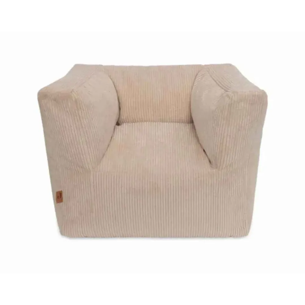 Jollein® Dječji kauč Beanbag Corduroy Natural