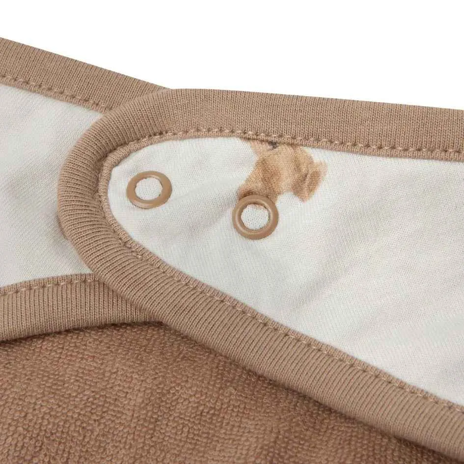 Jollein® Pamučni podbradnjak Teddy Bear GOTS 2 komada