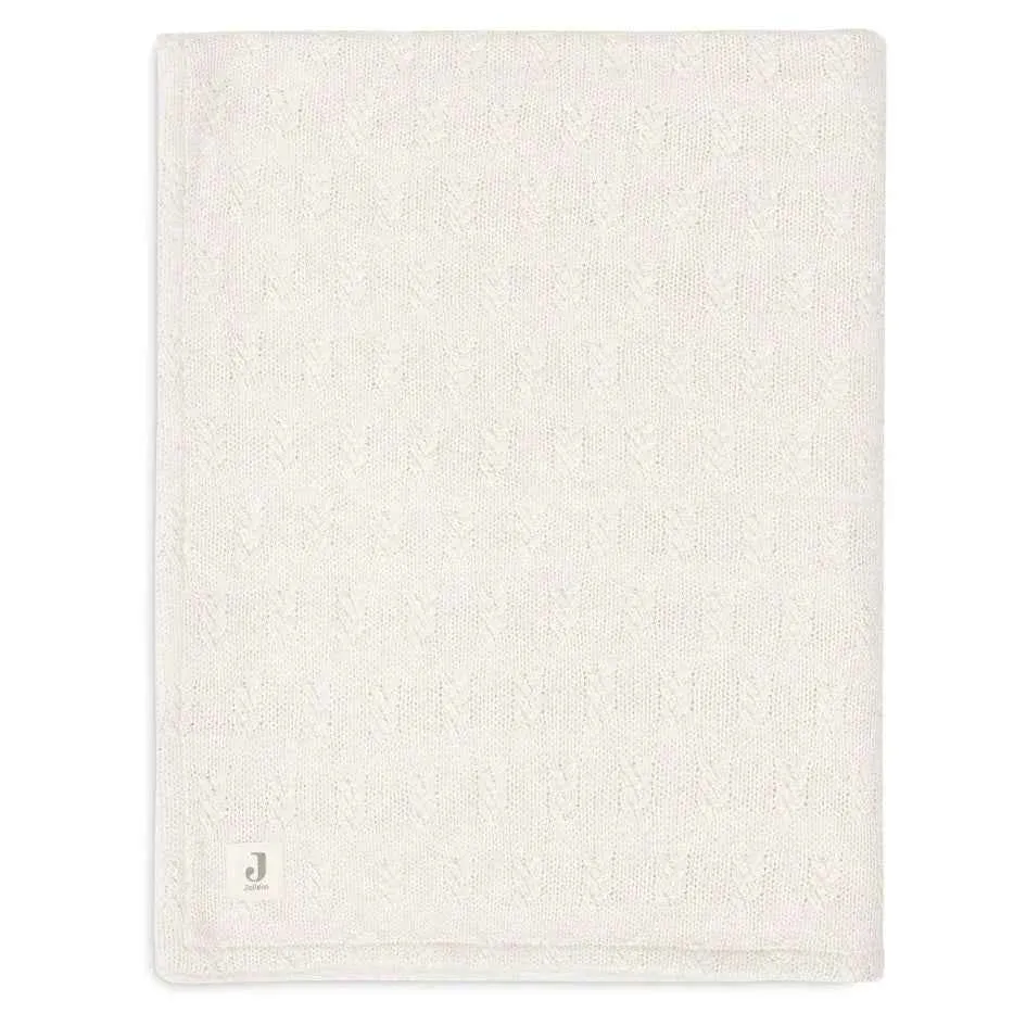 Jollein® Pletena dekica Grain Knit Oatmeal/Velvet 75x100