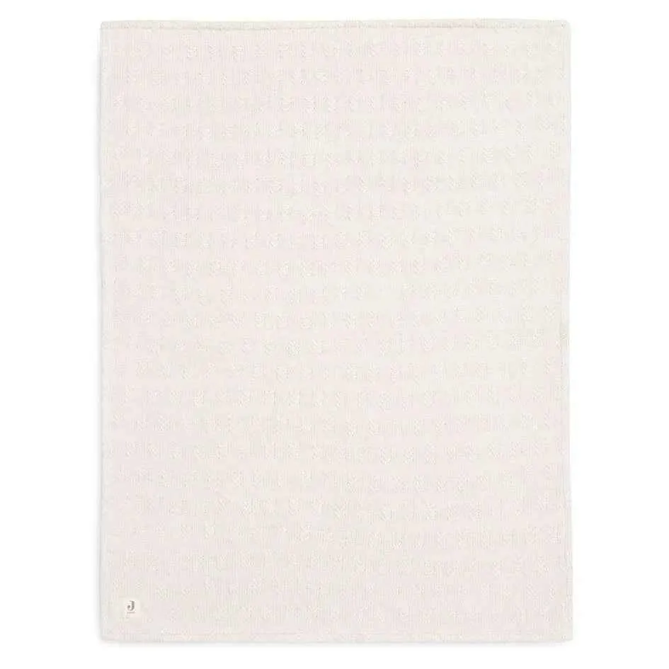 Jollein® Pletena dekica Grain Knit Oatmeal/Velvet 75x100