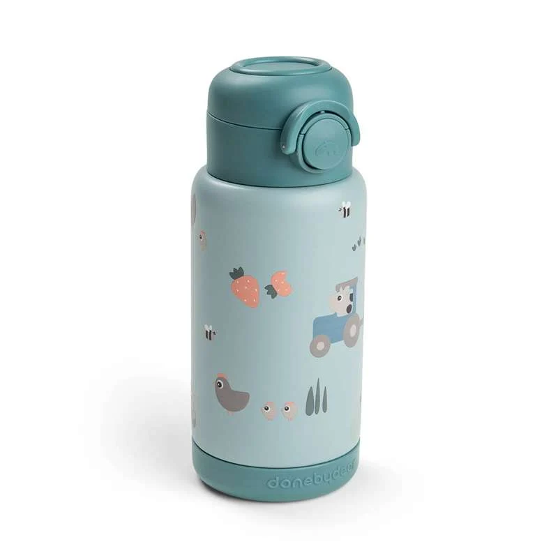 Done Deer Termos boca s rjeckom - Tiny Trails - 340 ml - Plava