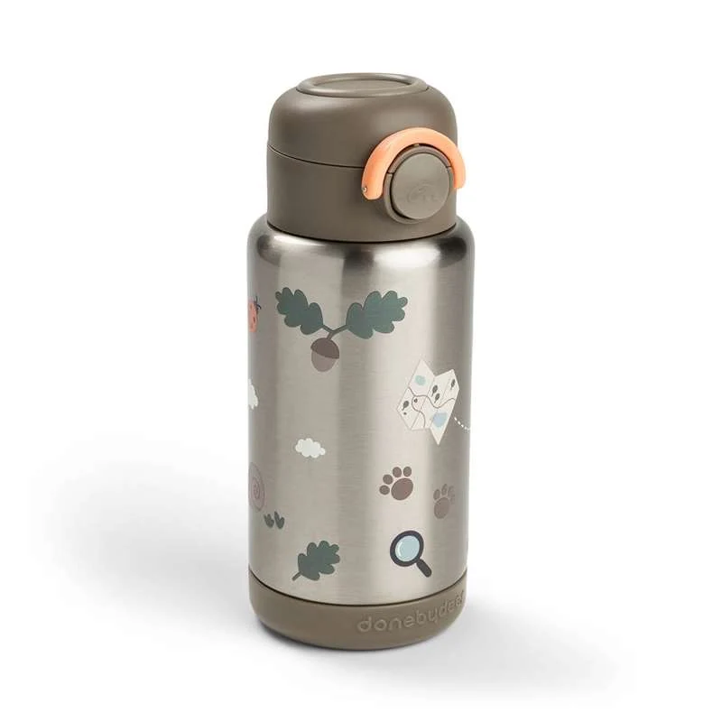 Done Deer Termos boca sa slamkom - Tiny Trails - 340 ml - Pijesak