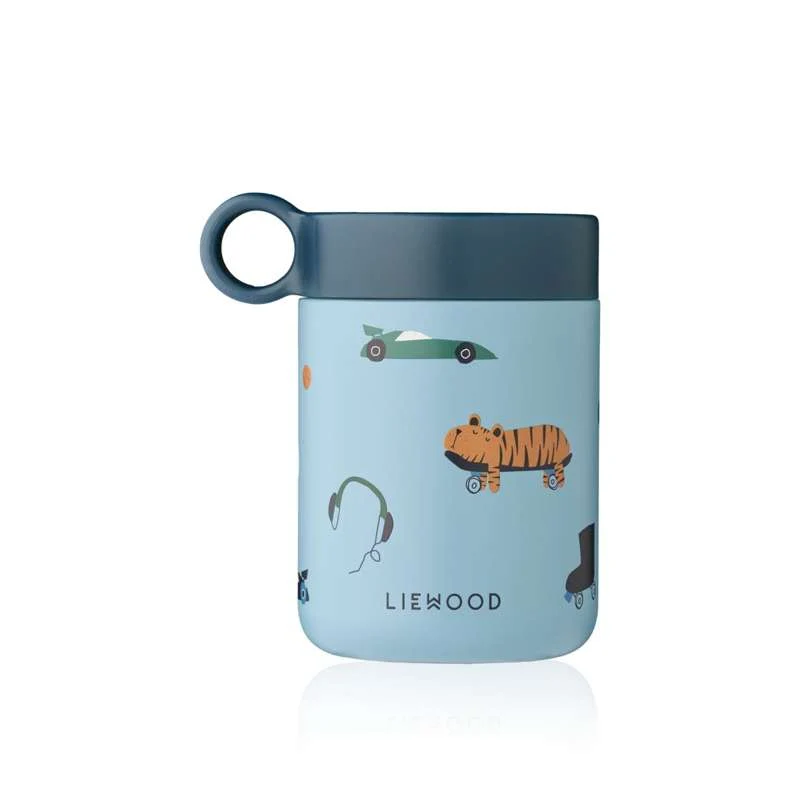 Liewood Kiani Termo posuda - Fun/Beach plava