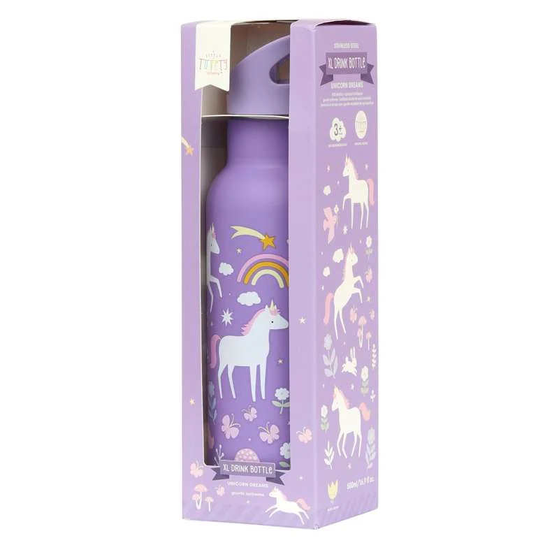 Little Lovely Company Stalak za piće - XL - 500ml - Jednorogovi snovi