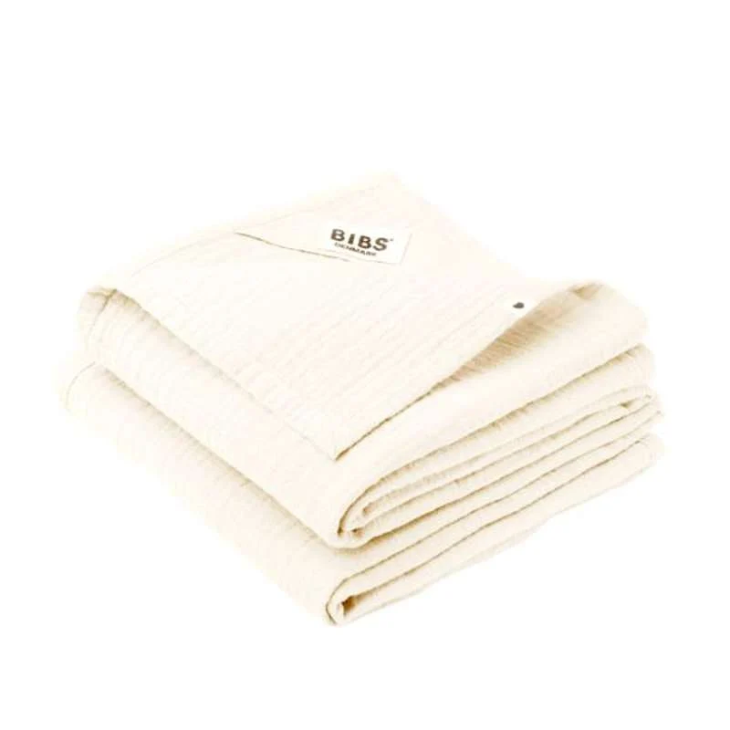 BIBS Spavanje - Muslin Tkanina za spavanje u 2-Pak - 70x70 cm. - Slonovač