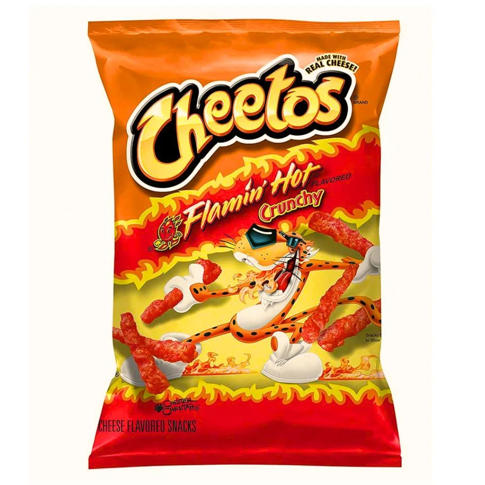 Cheetos Flamin' Hot Crunchy, štapići od kukuruza s pikantnim sirom od 75g