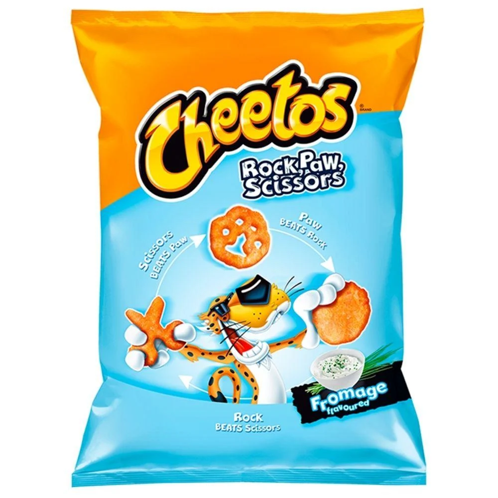 Cheetos Rock, Paw, Scissors Cheese, sirni čips od 85g