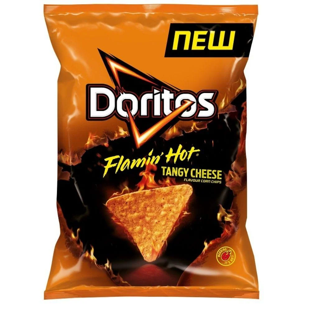 Doritos Flamin Hot & Tangy Cheese, ljuti sir nachos od 150g