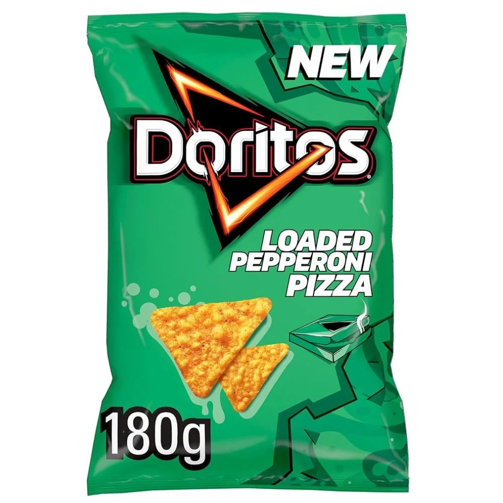Doritos Loaded Pepperoni Pizza, nachosi s okusom pizze sa salamom od 180g