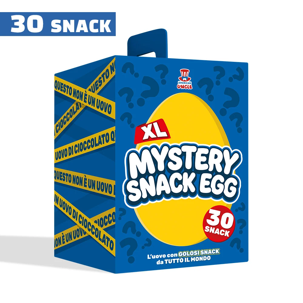 AU Mystery Snack Egg XL, jaje od 30 snack slatkih i slanih iznenađenja