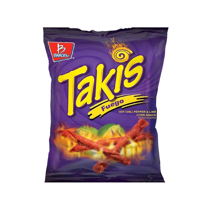 Takis Fuego Chips, kovrče od tortilje s limetom i ljutim čilijem od 65gr