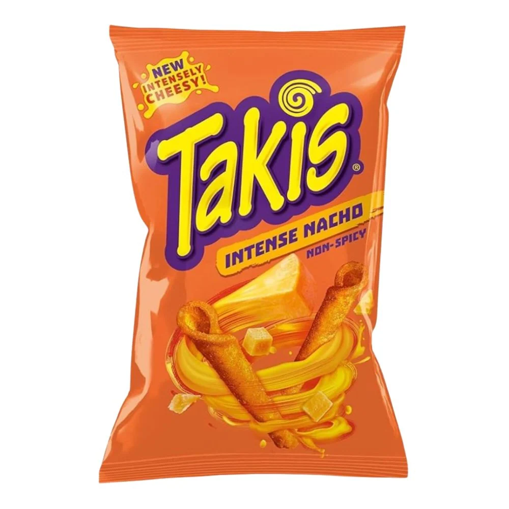 Takis Intense Nacho Non Spicy, uvijene tortilje s okusom sira od 100g