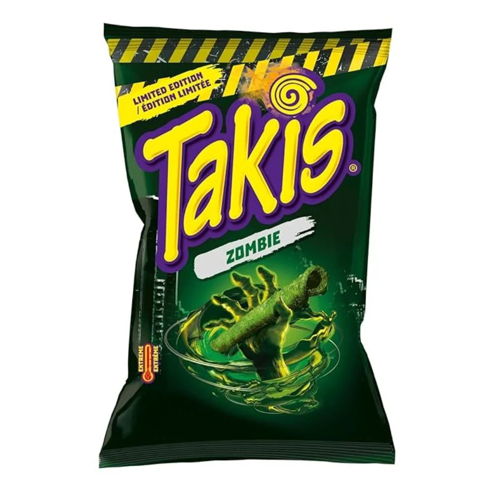 Takis Zombie, snack od kukuruza s okusom krastavca i limete od 100g