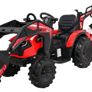 Bager na akumulator s prikolicom 720-T 4x4- crveni