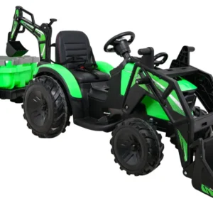 Bager na akumulator s prikolicom 720-T 4x4- zeleni