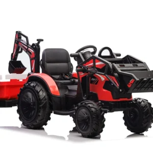 Traktor na akumulator s prikolicom SX2068 - crveni