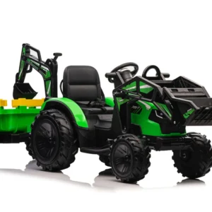 Traktor na akumulator s prikolicom SX2068 - zeleni