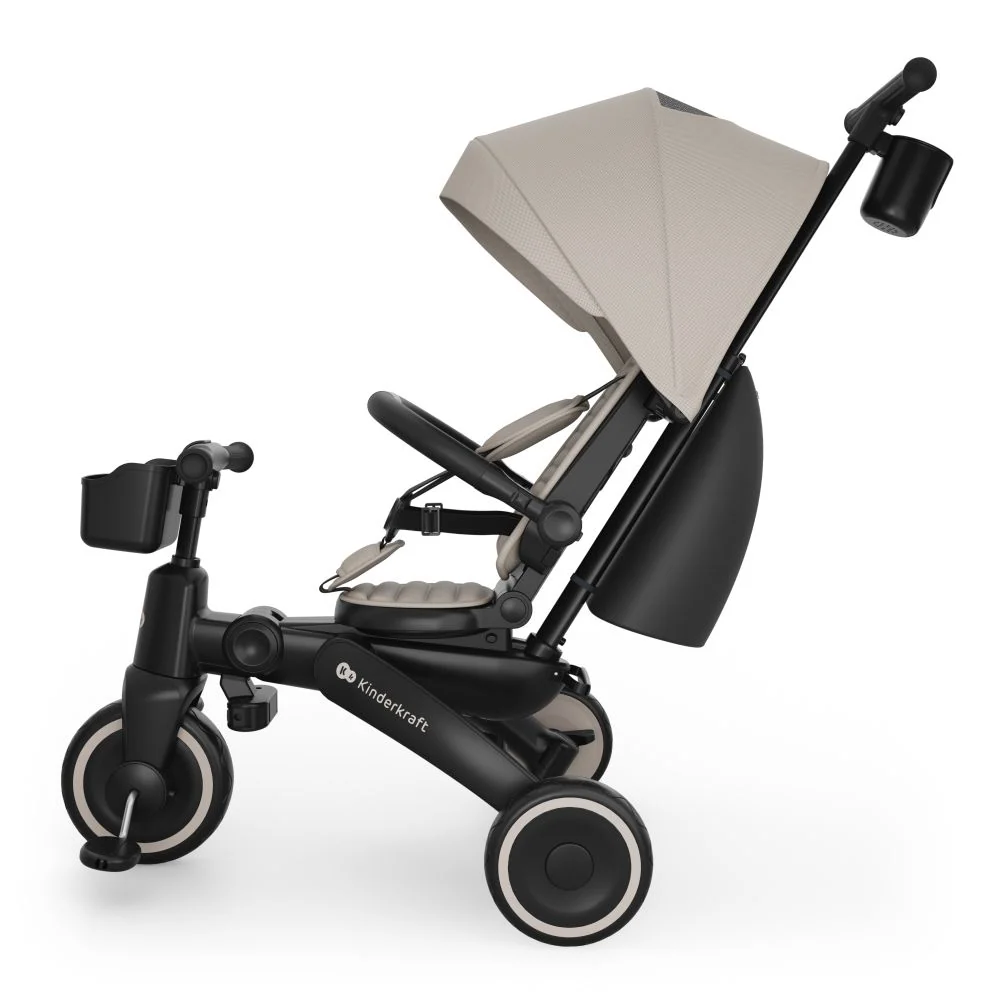 Kinderkraft Sklopivi tricikl JAZZ 3, Beige