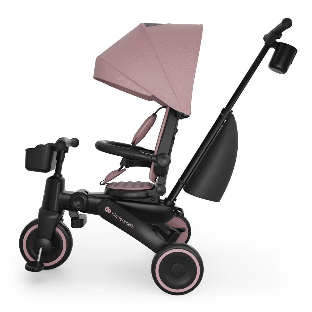 Kinderkraft Sklopivi tricikl JAZZ 3, Pink