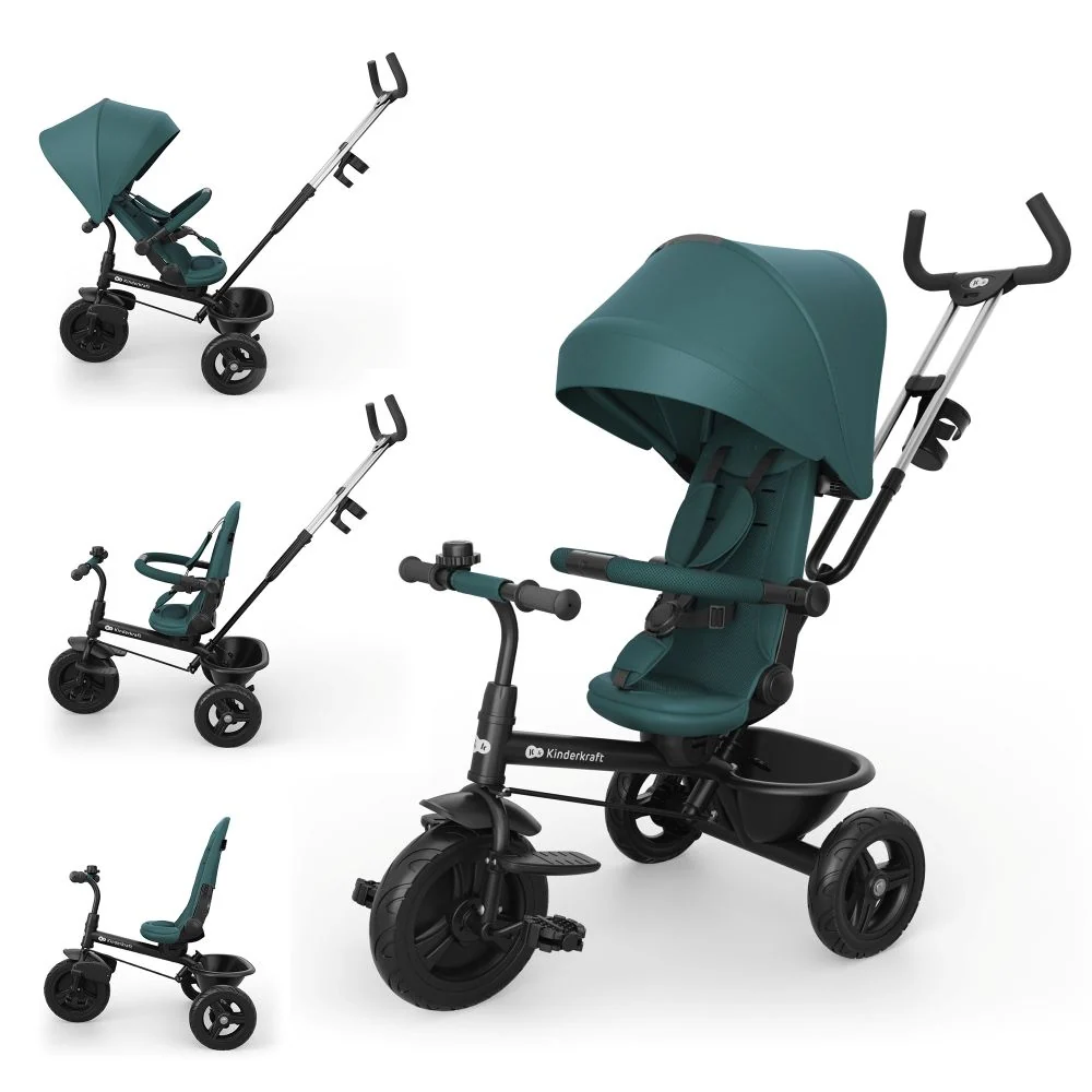 Kinderkraft Tricikl Aston 2 Plus, Green