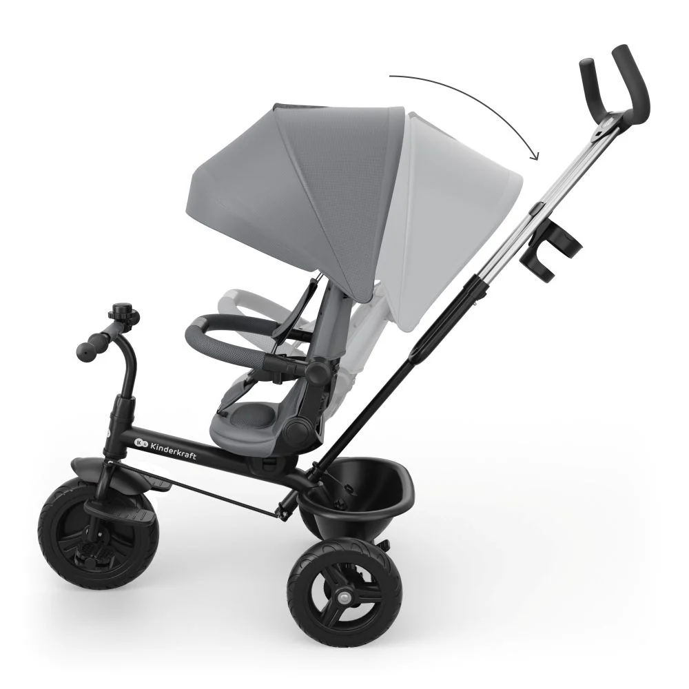 Kinderkraft Tricikl Aston 2 Plus, Grey