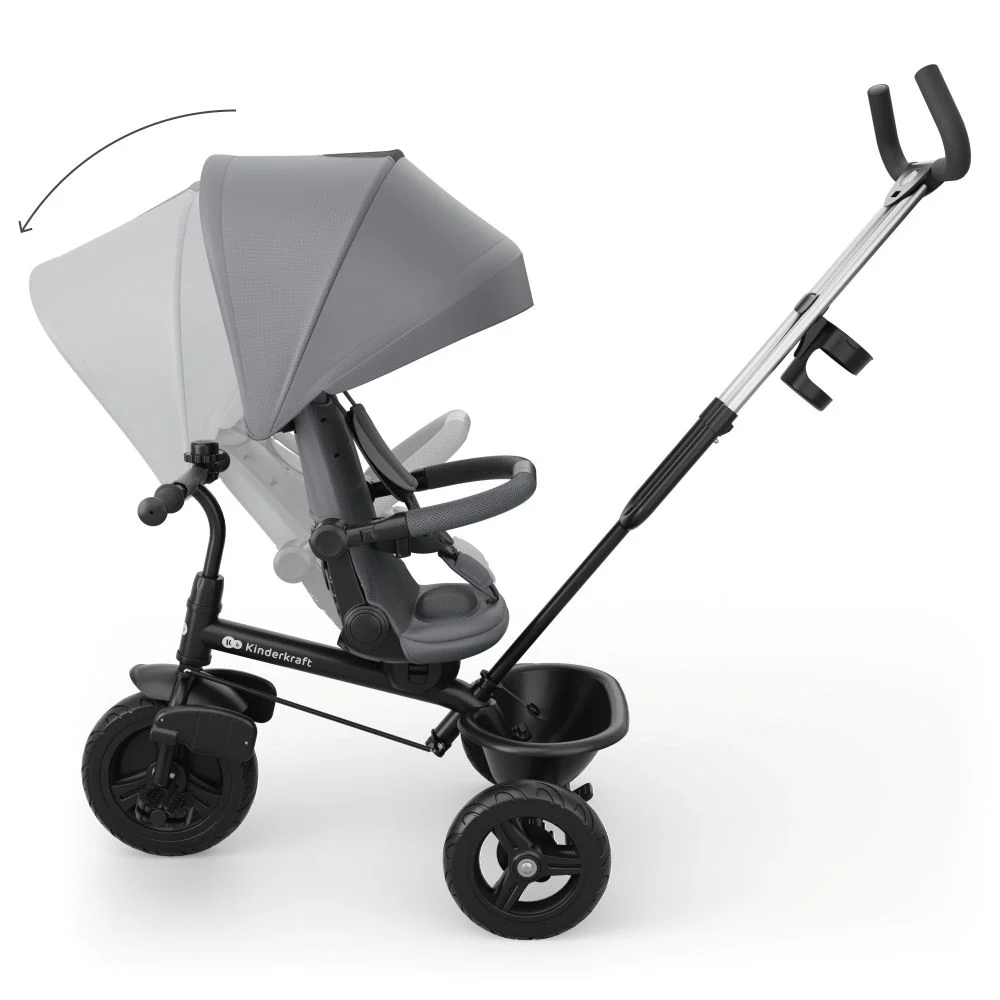 Kinderkraft Tricikl Aston 2 Plus, Grey