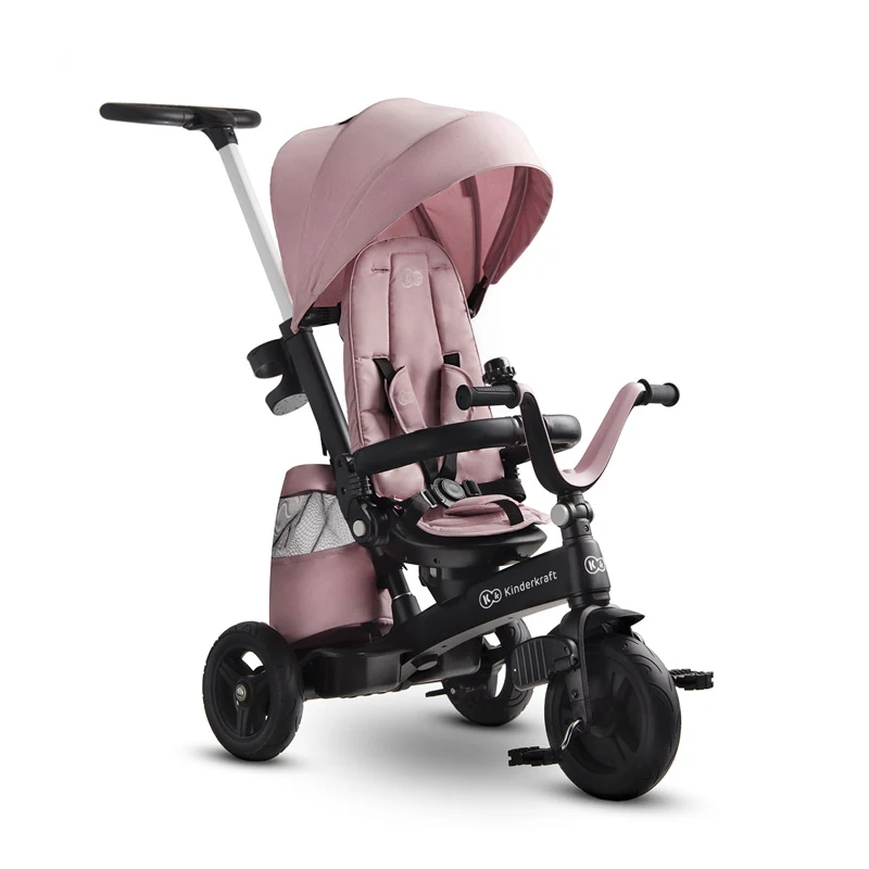 Kinderkraft Tricikl EASYTWIST roza