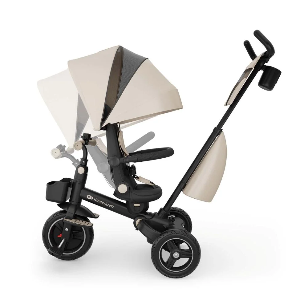 Kinderkraft Tricikl SPINSTEP 2 PLUS, bež