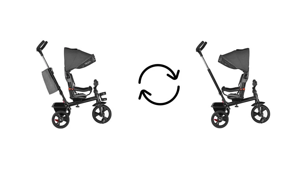 Lionelo tricikl Haari, Stone Grey
