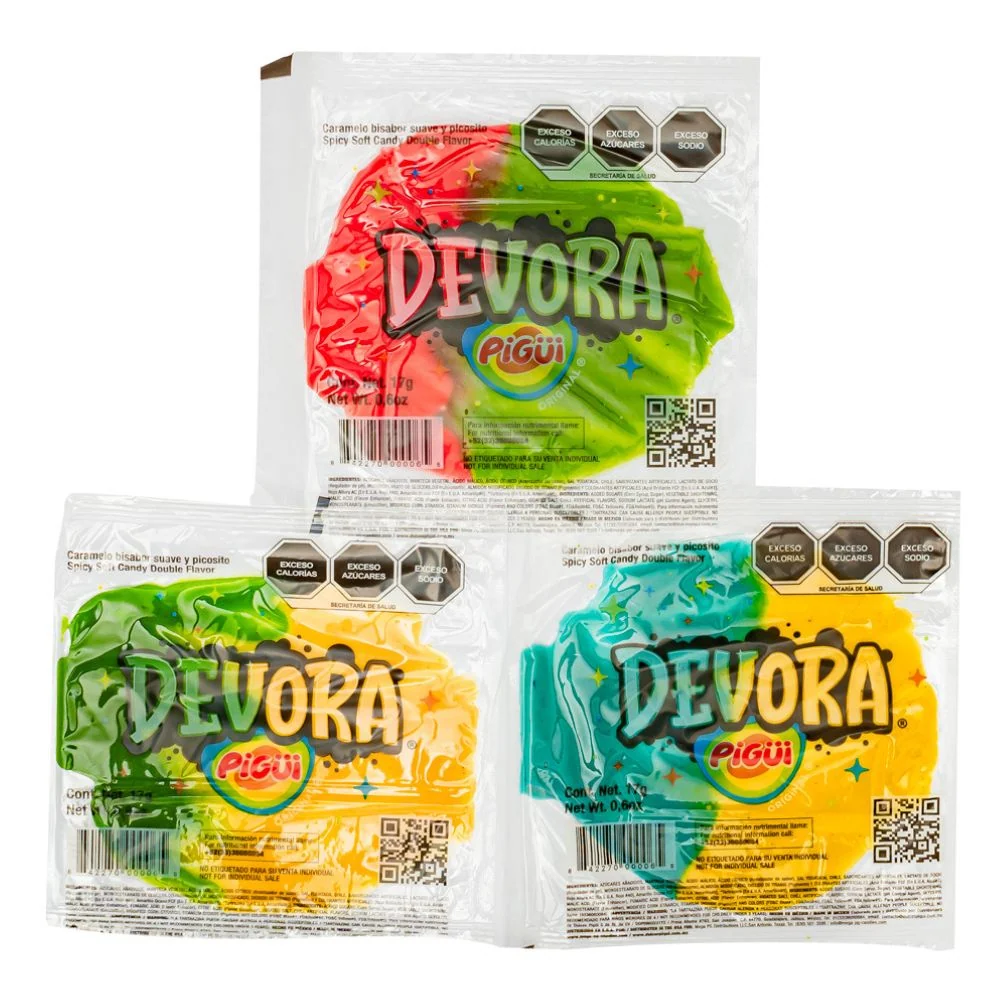 Slaps Devora Mix Fruit, oblikovljiva karamela iznenađujućeg okusa od 17g