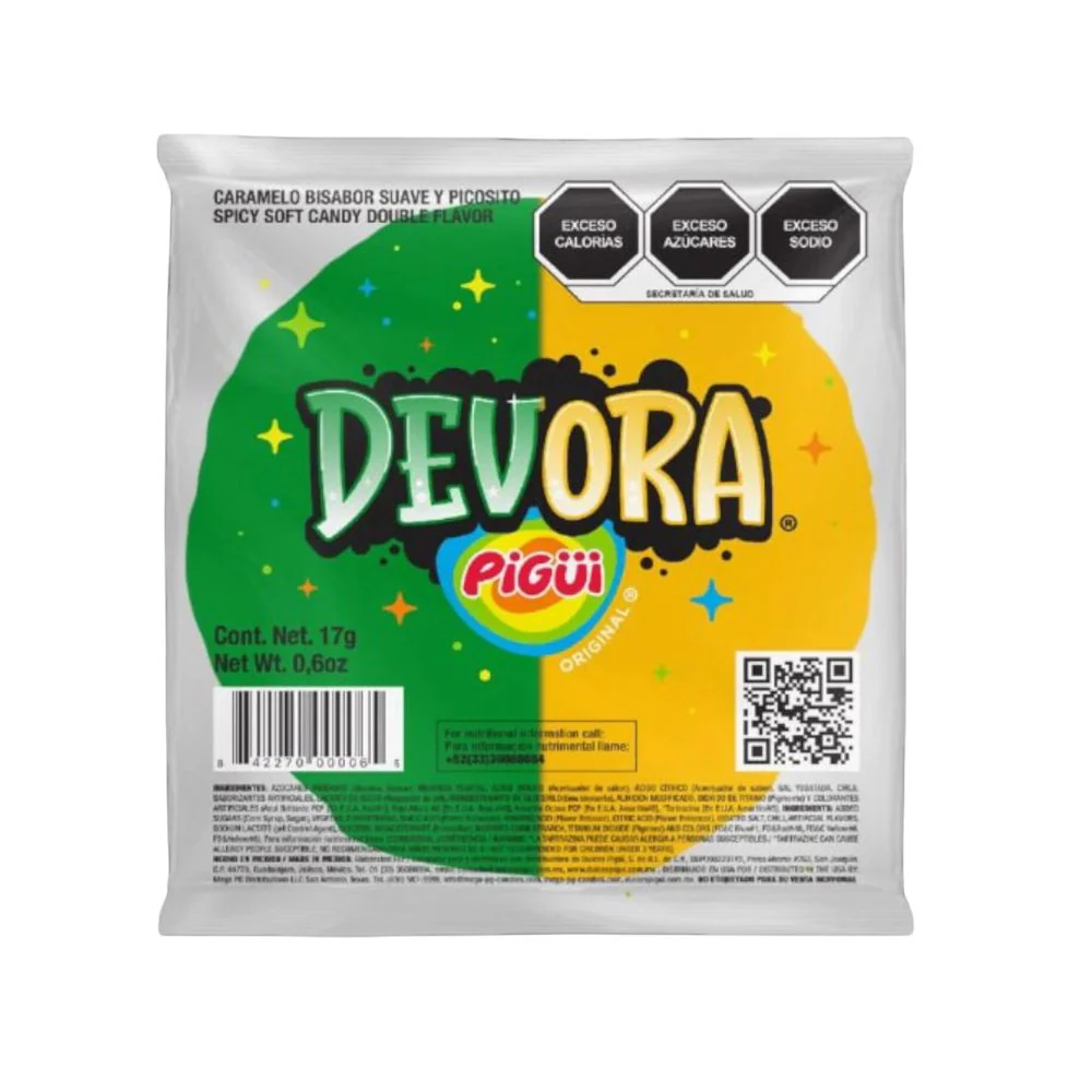 Slaps Devora Pineapple Lemon, modelirajući bombon s okusom ananasa i limuna od 17g