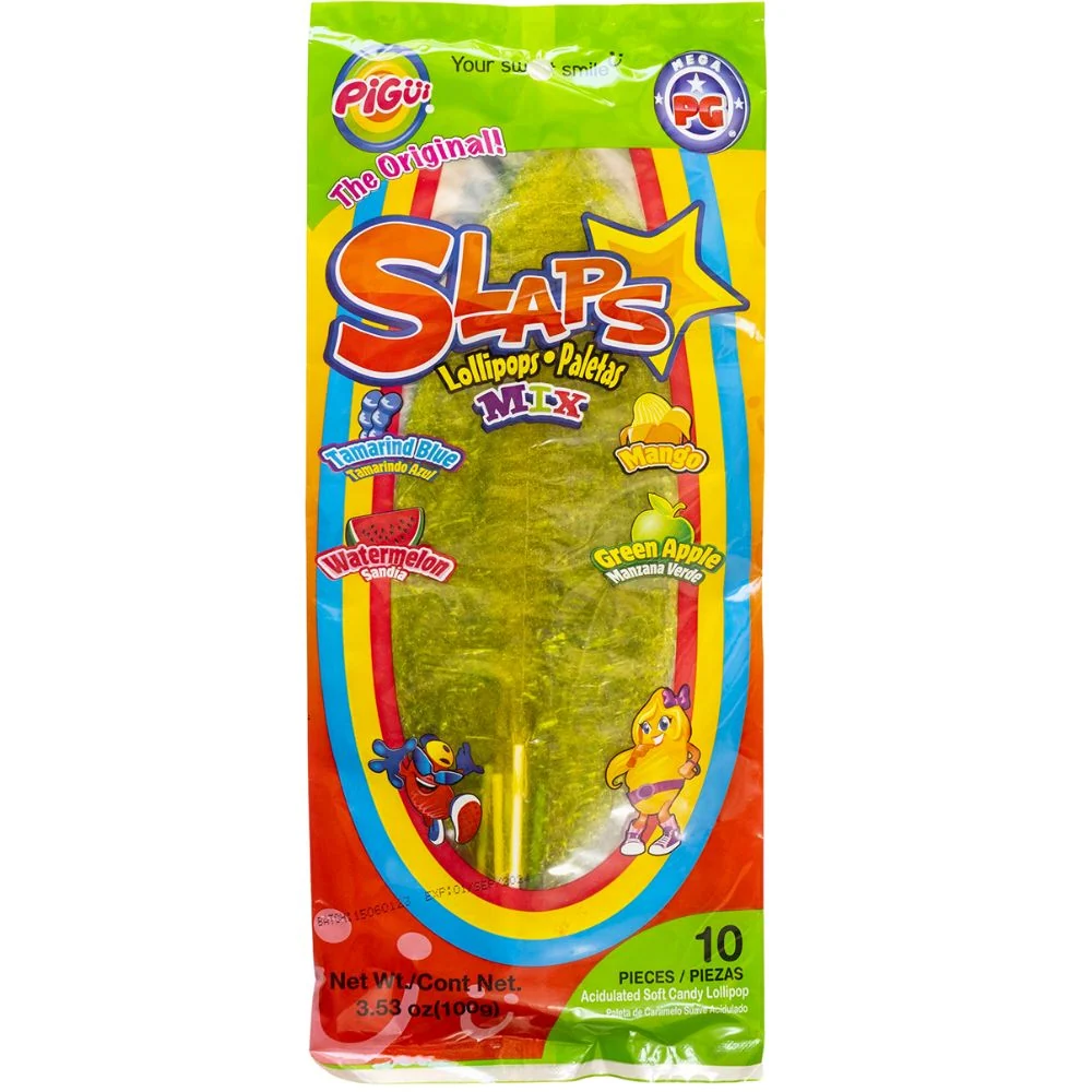 Slaps Lollipops Mix, voćne oblikovane bombone od 100g