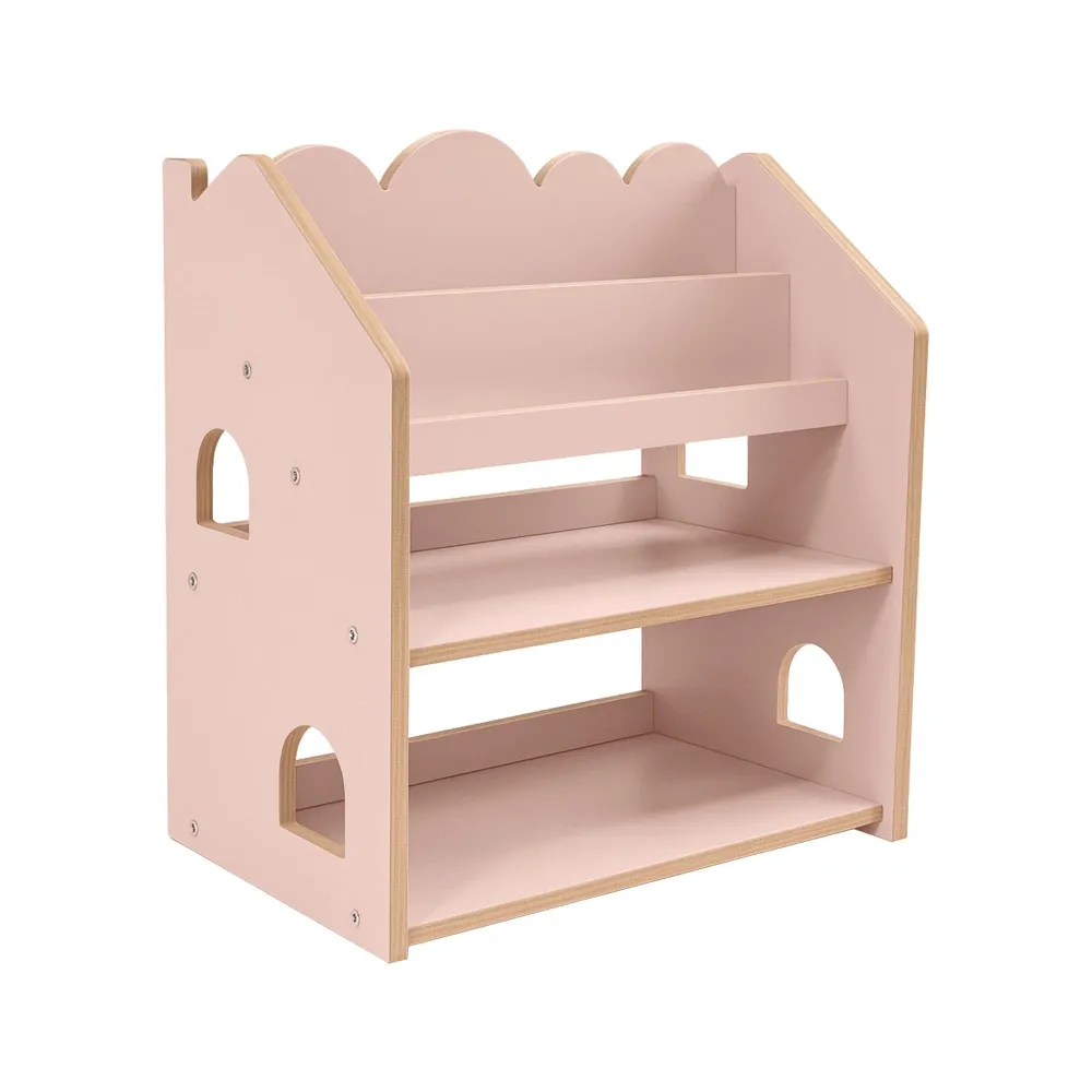 MeowBaby Montessori Polica za knjige – Kućica za knjige od MDF-