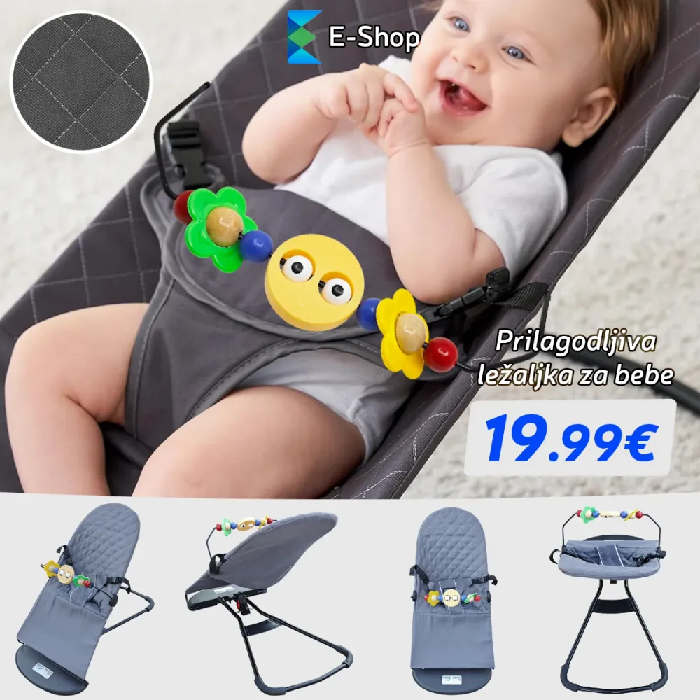 PRILAGODLJIVA LEŽALJKA ZA BEBE