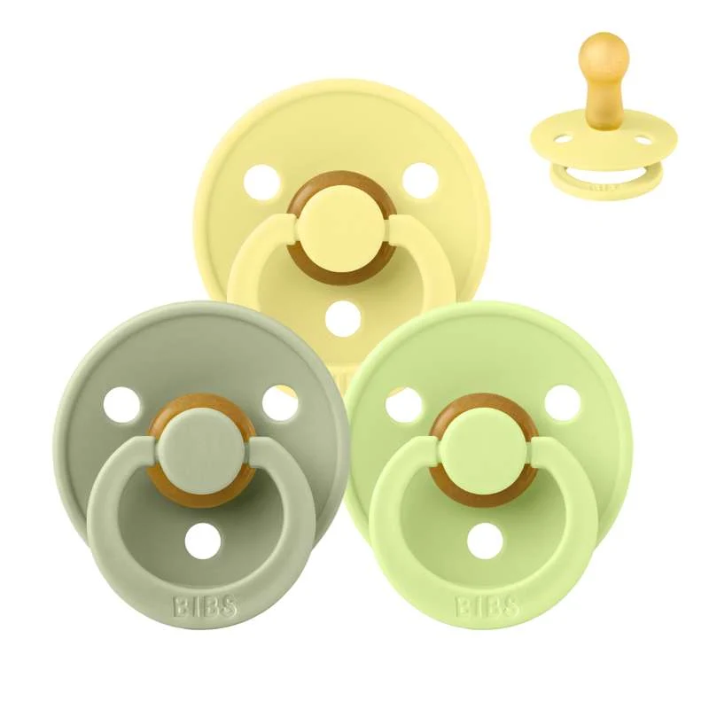Bibs Okrugla Colour Duda - bundle - 3 kom. - vel. 2 - Divna Limeta