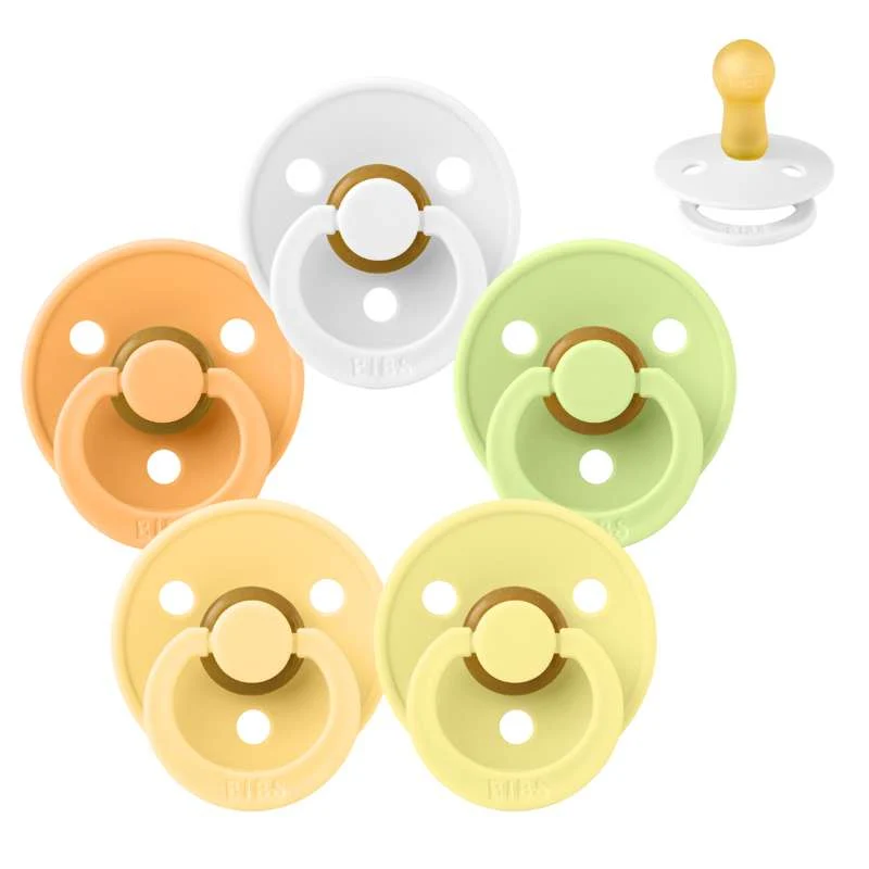 Bibs Okrugla Colour Duda - bundle - 5 kom. - vel. 2 - Kisele citruse