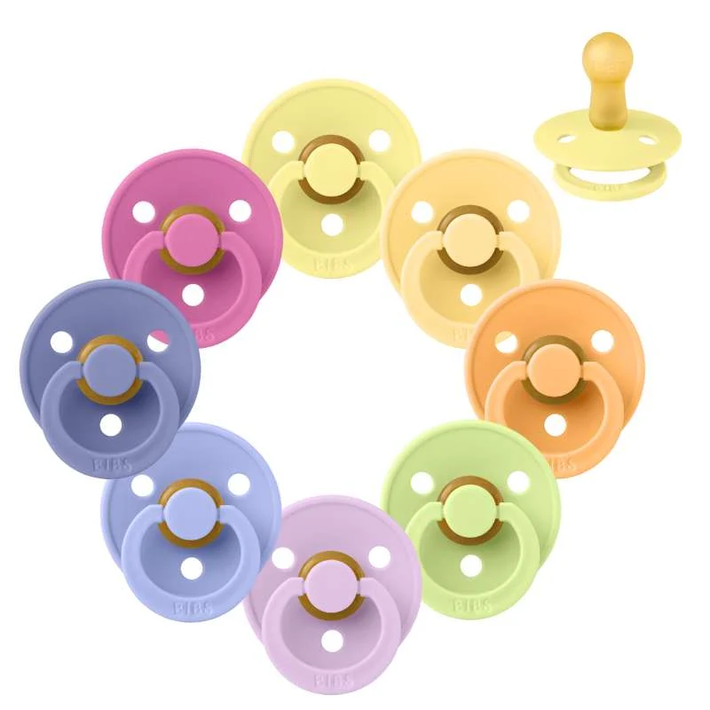 Bibs Okrugla Colour Duda - bundle - 8 kom. - vel. 2 - Slatki sorbet