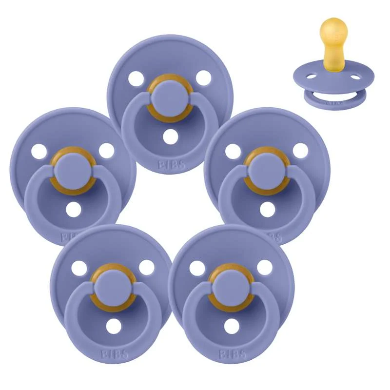 Bibs Okrugla Colour Duda - bundle - 5 kom. - vel. 2 - Peri