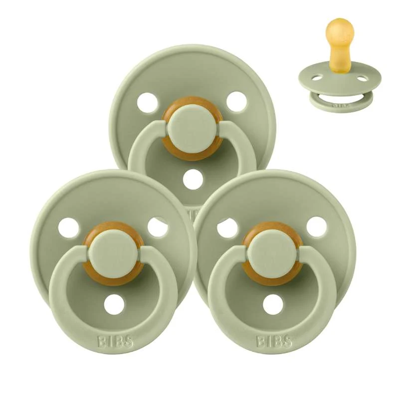 Bibs Okrugla Colour Duda - bundle - 3 kom. - vel. 2 - Sage