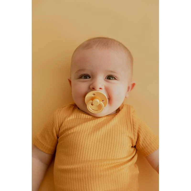 Bibs Okrugla Colour Duda - bundle - 8 kom. - vel. 1 - Pale Butter