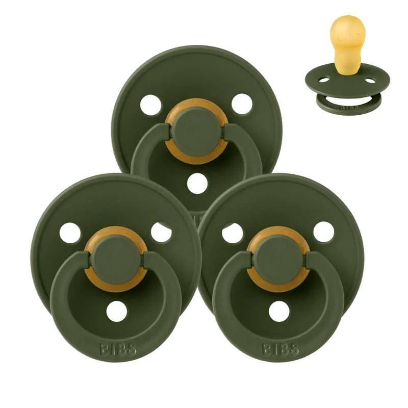 Bibs Okrugla Colour Duda - bundle - 3 kom. - vel. 3 - Hunter Green