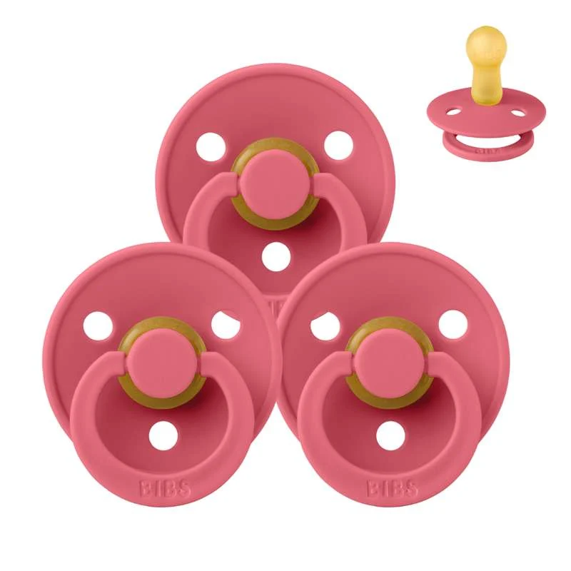 Bibs Okrugla Colour Duda - bundle - 3 kom. - vel. 2 - Coral
