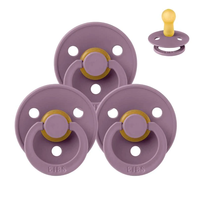 Bibs Okrugla Colour Duda - bundle - 3 kom. - vel. 2 - Mauve