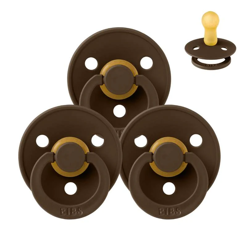 Bibs Okrugla Colour Duda - bundle - 3 kom. - vel. 2 - Mocha