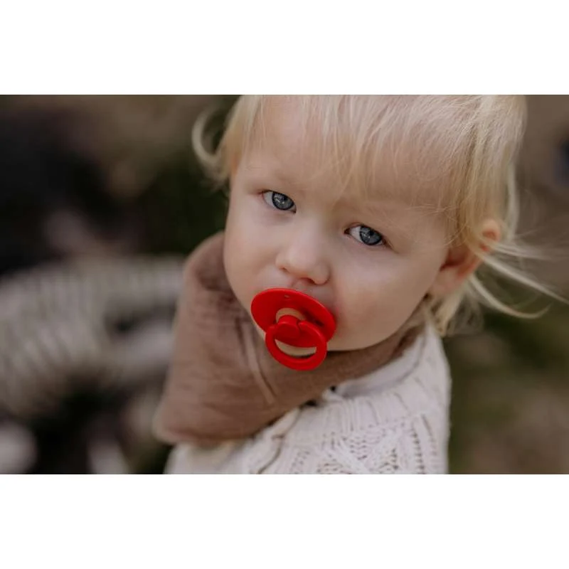 Bibs Okrugla Colour Duda - bundle - 8 kom. - vel. 1 - Candy Apple