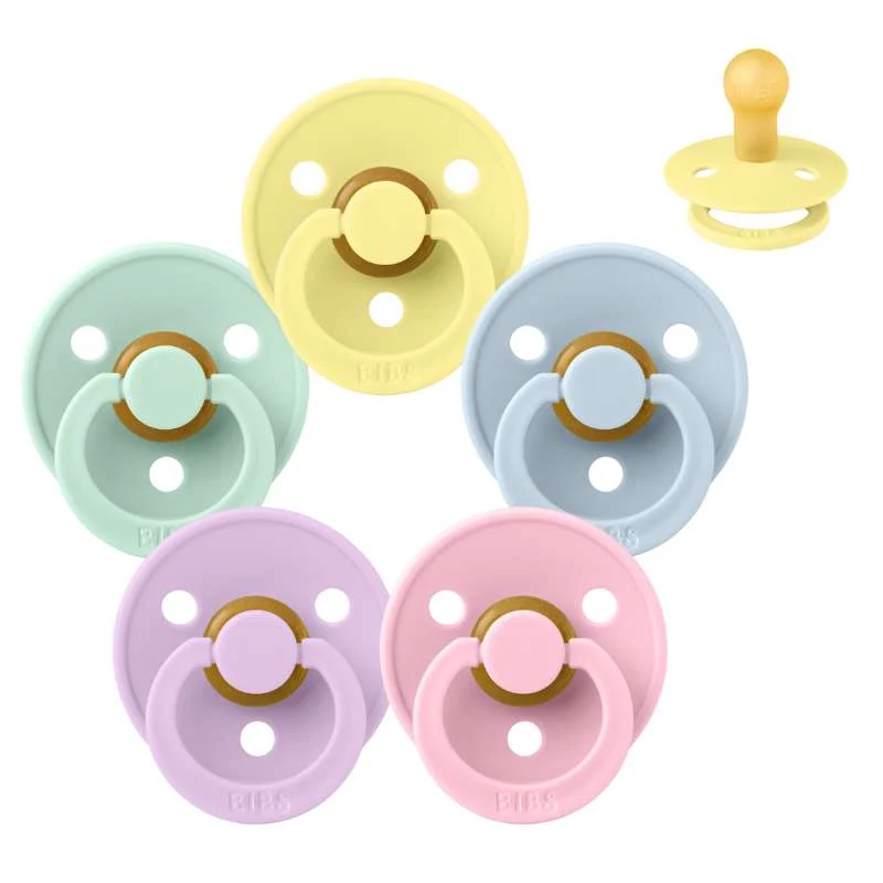 Bibs Okrugla Colour Duda - bundle - 5 kom. - vel. 1 - Proljetni odmor