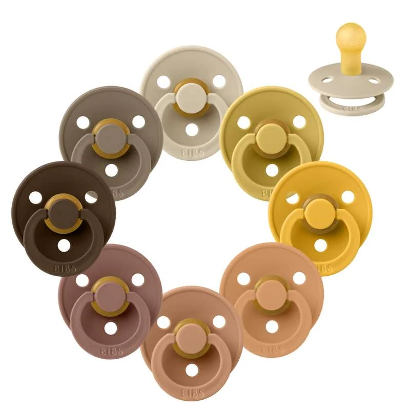 Bibs Okrugla Colour Duda - bundle - 8 kom. - vel. 1 - Medvjed